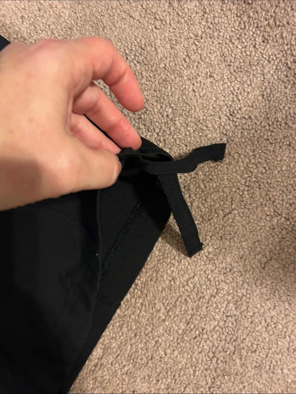 bcg Black Capri Drawstring Hem Active Pants - Picture 4 of 6